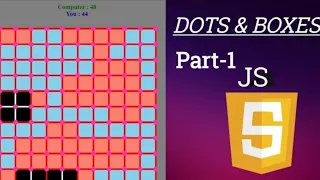 Dots and Boxes game using JavaScript tutorial Part-1
