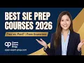 Best SIE Exam Prep Course 2026 Kaplan vs Achievable vs Free Options