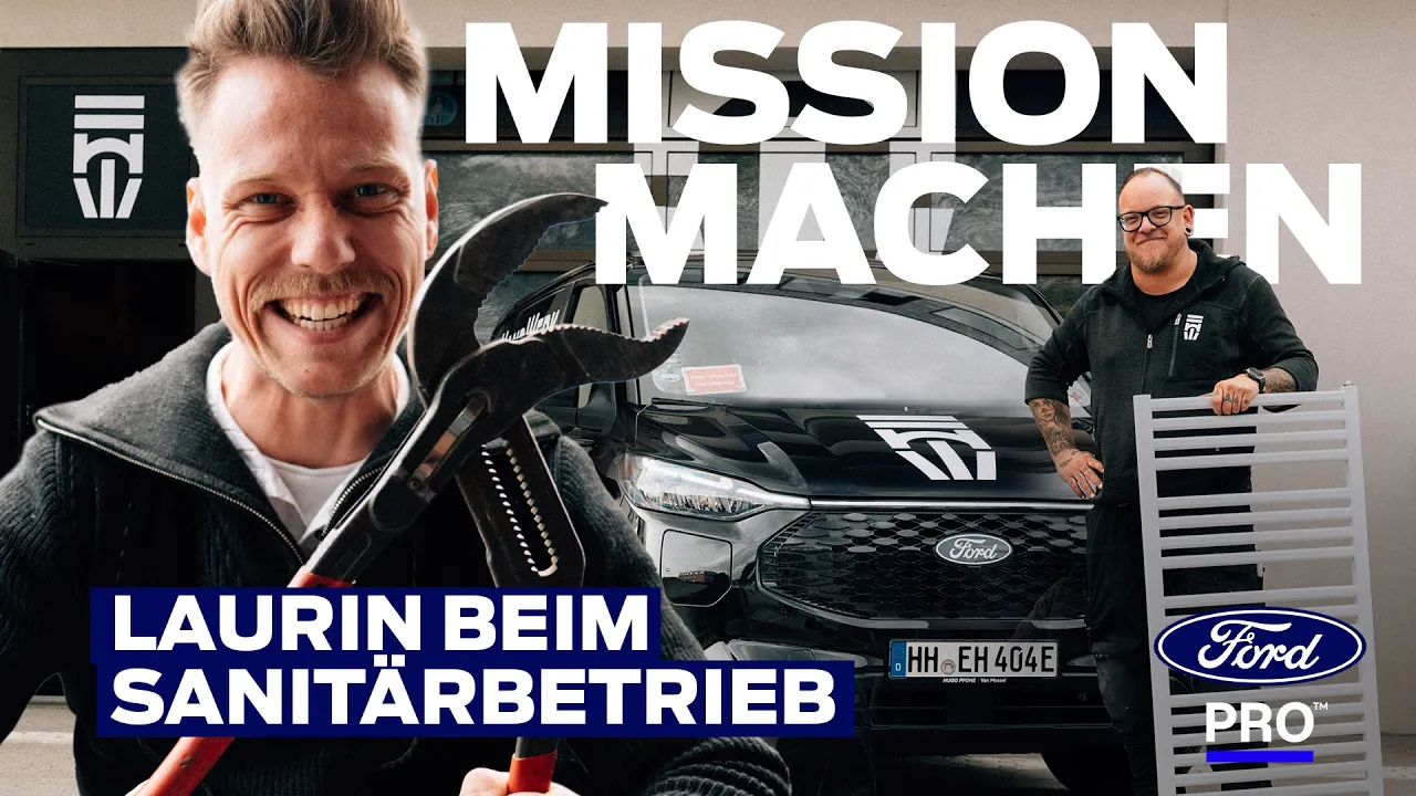 Ford Deutschland — Mission Machen: Elbhandwerk with Ford Pro (YouTube video ad)