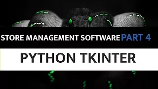 Store Management Software Using Python Tkinter - 4 Inserting Into Database Part 2