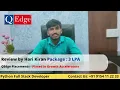 Institute Review by Hari Kiran qedgetech Hyderabad