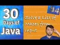 Hands-on Java - Solving a List of Mazes