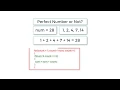 C Program To Check Perfect Number or Not using For loop