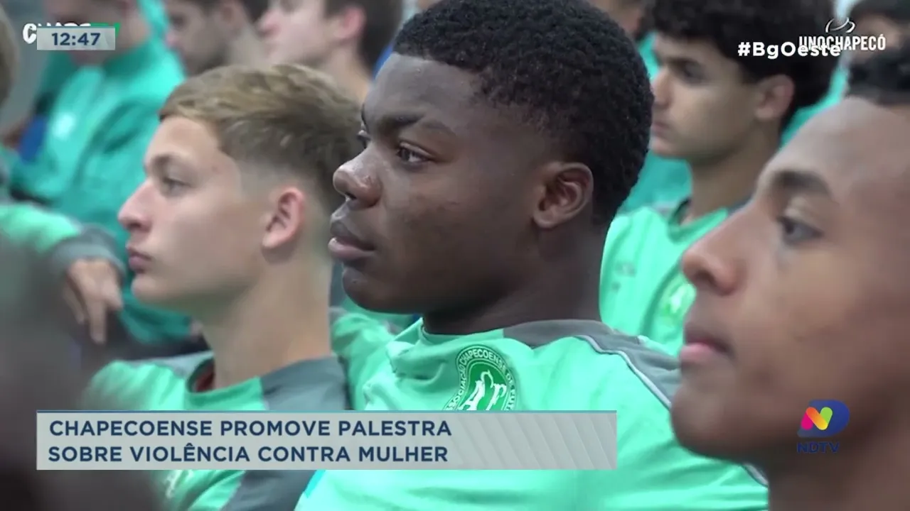 Chapecoense promove palestra sobre violência contra mulher