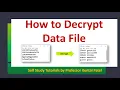 How to Decrypt Data File using C Programming Caesar Cipher File Decryption