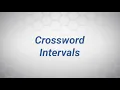 Crossword Intervals
