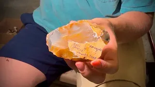 Flintknapping Some More Rare Tallahatta AGATE