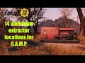 Fallout 76 - aluminum extractor locations for c a m p