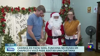 Casinhas do Papai Noel em Chapecó têm cartinhas à espera de adoção pela comunidade