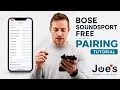 Bose Soundsport Wireless Free How to Pair Earbuds Repair Reset Tutorial