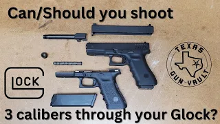 you convert a Glock to shoot different calibers 40 S W 357 Sig 9mm