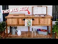 Double Patio Cooler Outdoor Bar - Make Money Woodworking