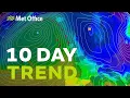 10 Day Trend - How long will the cold and snow last