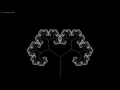 Recursive calling in processing - Tree example