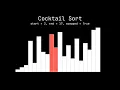 Cocktail Sort Visualization - ITU MAT226E Data Structures Term Project