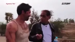 احمد السبكى مع يورى بويكا كواليس فيلم حرب كرموز متخلف  احمد السبكى مع يورى بويكا كواليس فيلم حرب كرموز متخلف