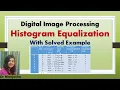 Histogram Equalization Solved Example Digital Image Processing - Dr Manjusha Deshmukh