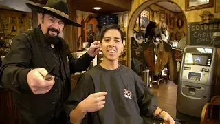 First Time Hair Cut at Cliffs Barber Corral Tutorial 5