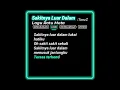 Download Lagu Sakitnya Luar Dalam