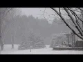 Winter Storm Wesley - Heavy Snow Gusty Winds in West Bend WI