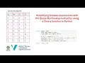 Python IV - Simplifying boolean expressions