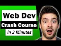 Web Development Crash Course Tutorial for Beginners Roadmap to Frontend Backend Full-Stack