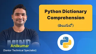 P122 - Mastering Dictionary Comprehension in Python Efficient Data Mapping in Telugu