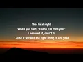 Sabrina Claudio - IOU (Lyrics)