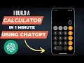 Creating a Calculator with ChatGPT in 60 Seconds Quick and Easy