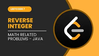 Reverse Integer LeetCode 7 Java