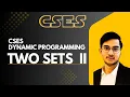 Two Sets II CSES PROBLEM Dynamic Programming C Implementation