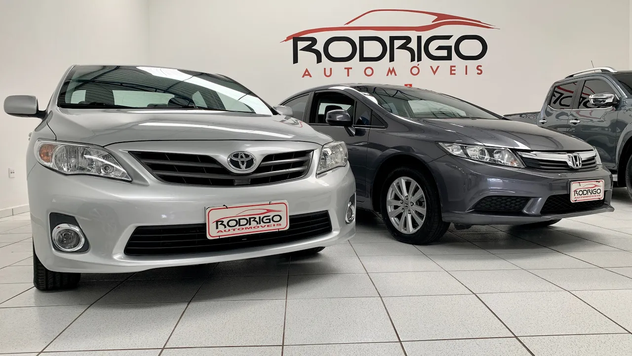 QUEM LEVA A MELHOR? Fiz TEST DRIVE!! Honda CIVIC vs Toyota COROLLA