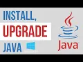 How to Install Java and Upgrade version on Windows