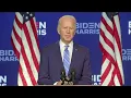 Biden We re winning enough states to reach 270 electoral votes