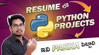 Python Projects for Resume Python Projects in Telugu Python in Telugu