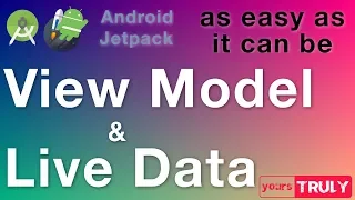 View Model Live Data Android Jetpack Android Studio 3 1 2