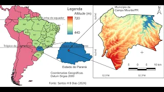 Crie Mapas de Localização Incríveis no QGIS | Guia Completo com Topodata do INPE e Limites Políticos