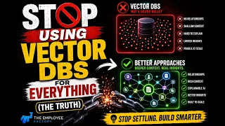 Stop Using Vector DBs for Everything The Truth