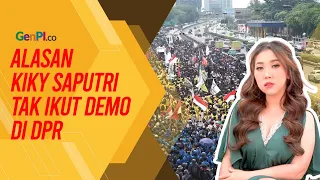 Kiky Saputri Balas Cibiran Netizen Karena Tak Ikut Demo: Gue Pilih Komunikasi Langsung