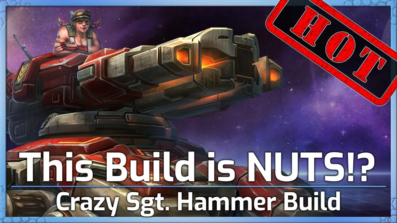 CRAZY Sgt.Hammer Build! - New Patch META - Heroes of the Storm