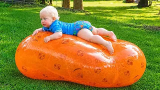 Babies React to Giant Balloon Popping for the First Time - Funny Moments | Gods Laugh