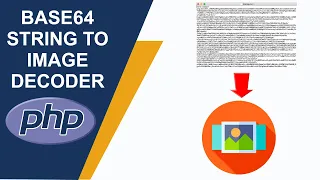 Base64 String to Image Decoder in PHP Base64 to Image Decode PHP Tutorial 2021 Player Of Code