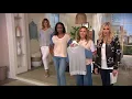 Peace Love World French Terry Short Sleeve Top w Zippers on QVC