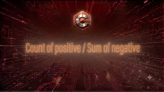 problems count of positive sum of negative codewars