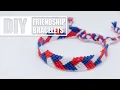 DIY Three Colors Candy Stripe Friendship Bracelets Easy Tutorial for Beginners