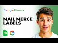 How To Mail Merge Avery Labels Using Google Docs Google Sheets Beginner-Friendly Walkthrough