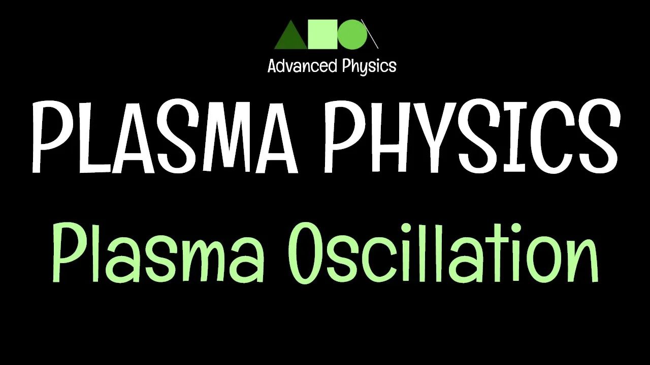 Plasma Physics- Plasma Oscillation