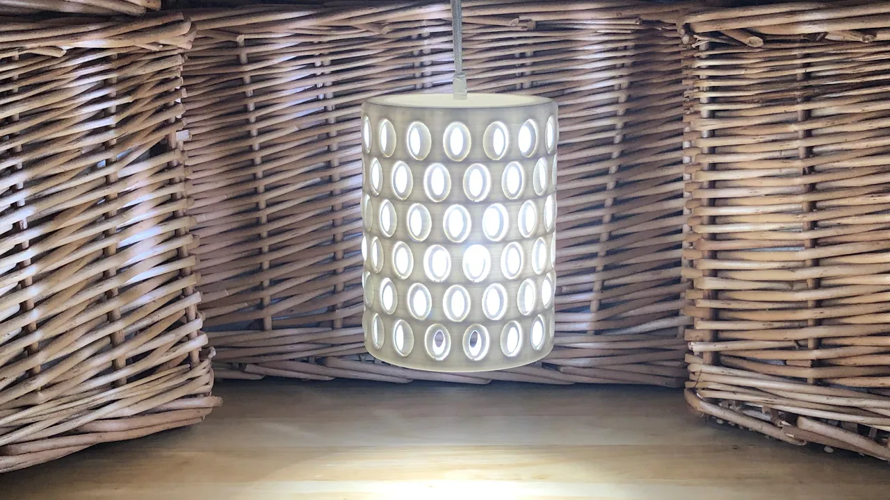 Lightshade with Captive Dimmer Beads