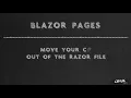 Blazor Pages Getting your c out of the razor file