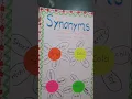 synonyms chart kese banaye